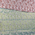 Tissu Polyester Textile Jacquard Tricot Vert
